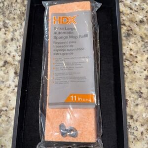 HDX Extra Large Automatic Sponge Mop Refill 11" Type J Orange New SealedUSA 5316